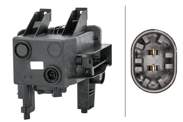 Fog Light, H3, left Hella 
