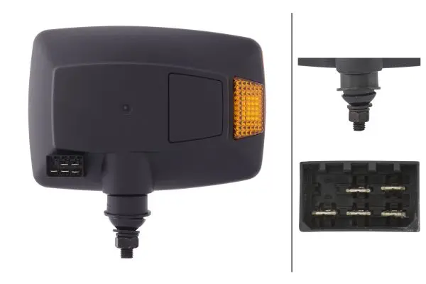 Brøytelykt M120 høyre 12v amp Hella 