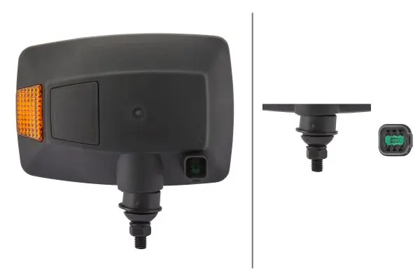 Brøytelykt M120 venstre 12v Deutsch Hella 