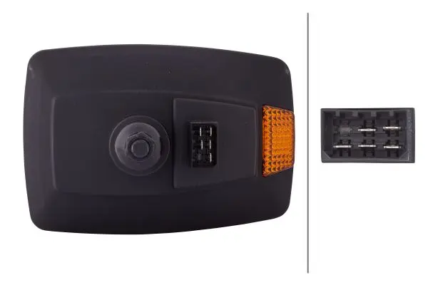 Brøytelykt M120 høyre 12v amp Hella 