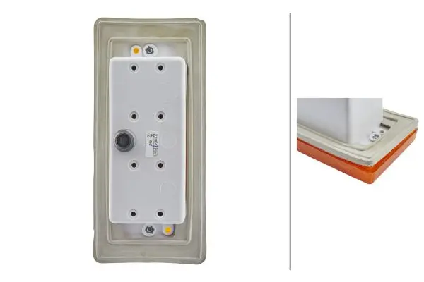Lykt blinklys gul 2x21W pærer Hella 