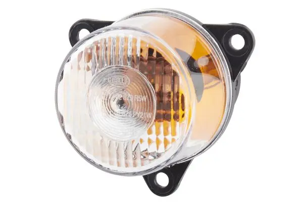 Blinklykt m/hvit glass m/12V pære Hella 