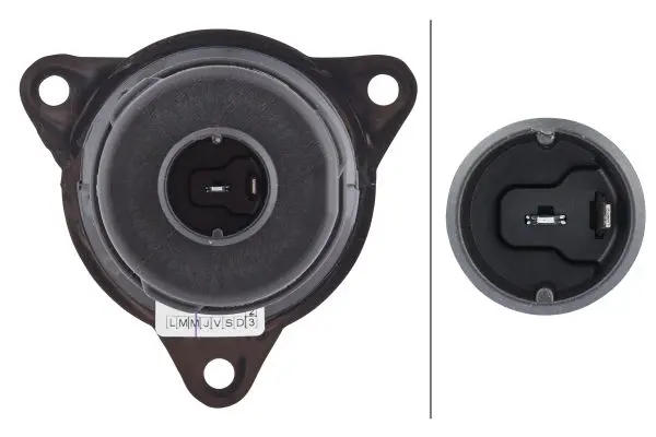 Blinklykt m/hvit glass m/12V pære Hella 