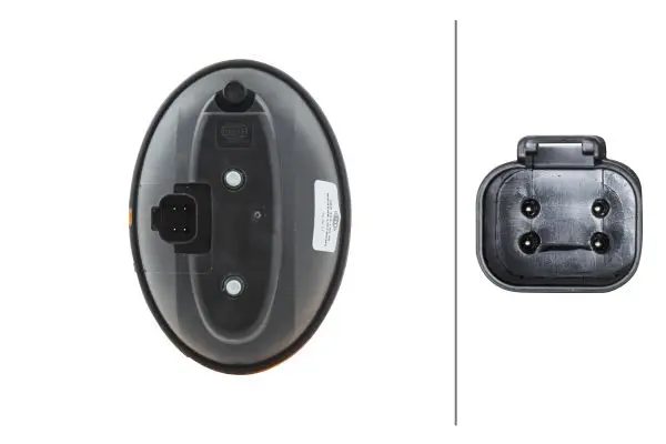 Blinklykt Agroluna 12V Hø Hella 