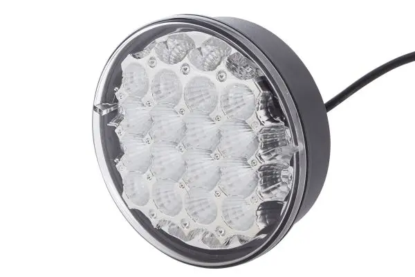 LED Blinklykt gult glass 12 led Hella 