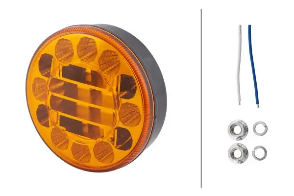 LED baklampe rund Ø122 Hella 