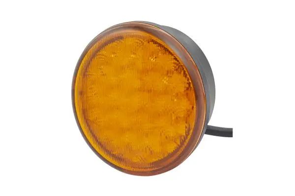 Blinklykt bak gult glass led 9-33V Hella 