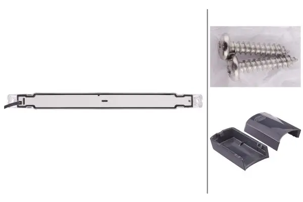 LED blinklykt 24V Klart glass Hella 
