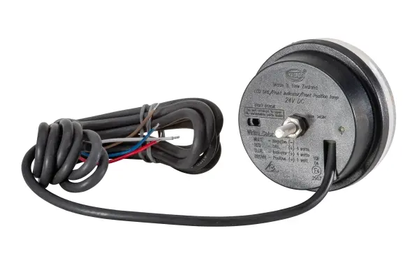 LED markering og blink foran Hella 