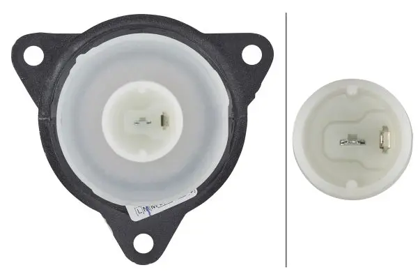 Bremselykt m/rødt glass m/12V pære Hella 