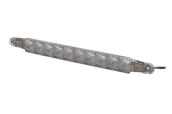 LED Bremselykt 12V 10 Led  Røkfarget gla Hella 