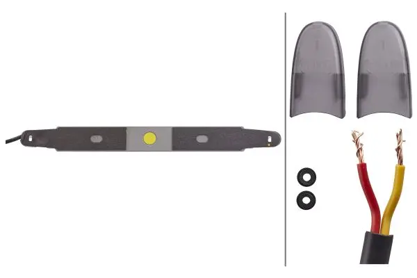 Bremselykt LED 24V Røkfarget glass Hella 