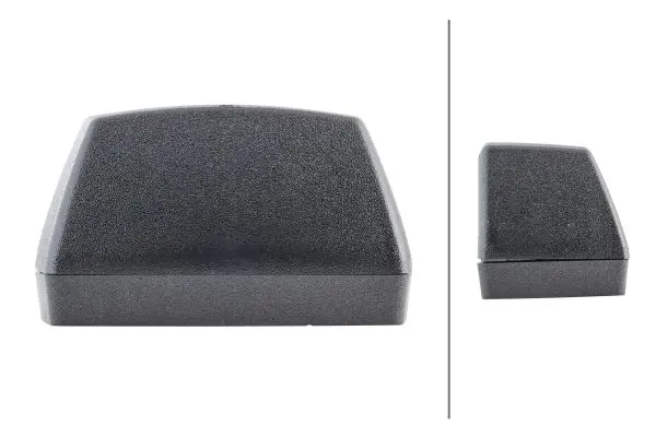 Skiltlys sort skrueavstand 72mm Hella 