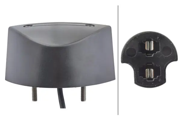 Skiltlykt m/500mm kabel og EC kontakt Hella 