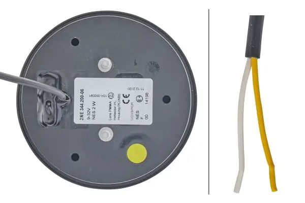 LED Tåkebaklykt klart glass 24 hvite led Hella 