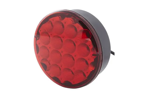 LED Tåkebaklykt rødt glass 24 led Hella 