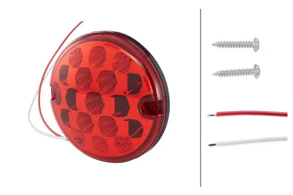 LED baklampe rund Ø95 Hella 