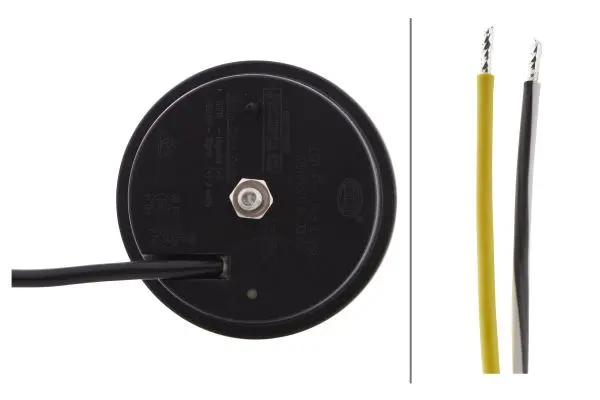 LED Tåkebaklykt klart glass 9-33v 12led Hella 