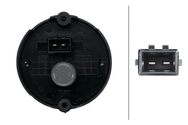 LED Posisjonslykt klart glass 12 led 12V Hella 