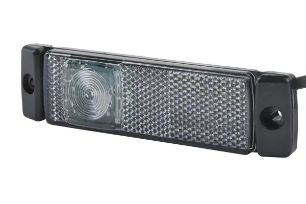 LED Posisjonslykt hvit m/300mm kabel Hella 