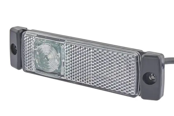 LED Posisjonslykt hvit m/1300mm kabel Hella 