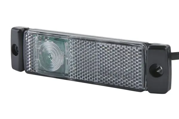 LED Markeringslykt 12V 1Led Hvit 500mm Hella 