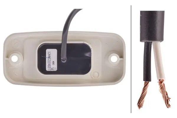 LED posisjonslykt 24V Hvit Hella 