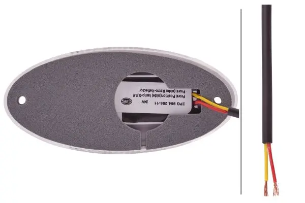 LED Posisjonslykt Hvit 24V Hella 
