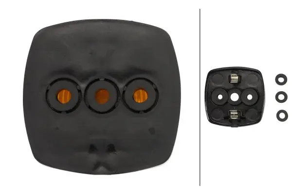 LAMP    SMR YELLOW BLACK             2PS Hella 