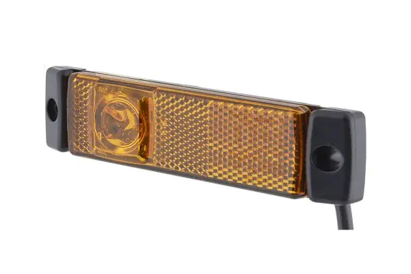 Markeringslykt 24V 1 Led Gul 1500mm Hella 