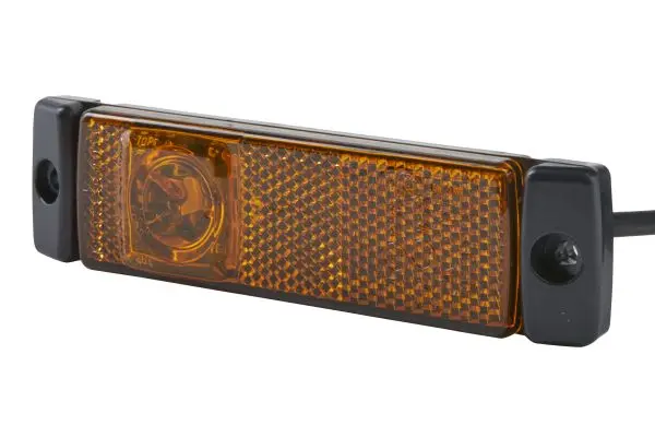 LED Sidemarkeringslykt 24v 1led Gul Hella 