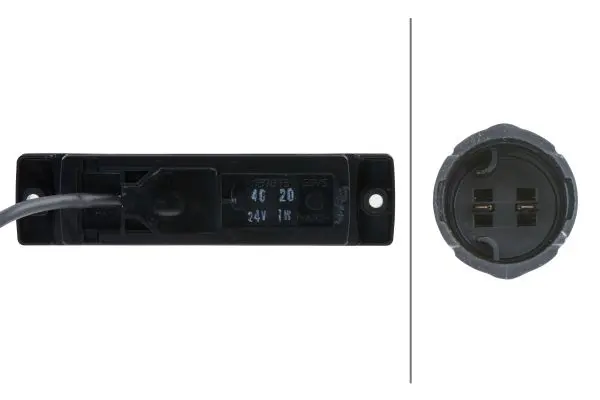 LED Sidemarkeringslykt 24v 1led Gul Hella 