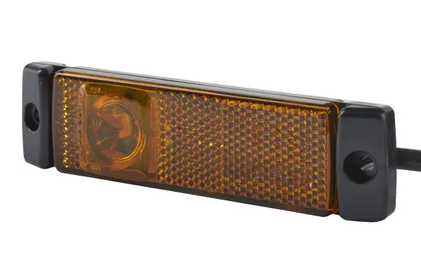 LED Markeringslykt 24V 1Led Gul 150mm Hella 