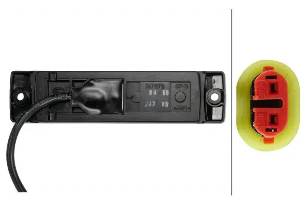 LED sidemark 24v 250mm amp superseal Hella 