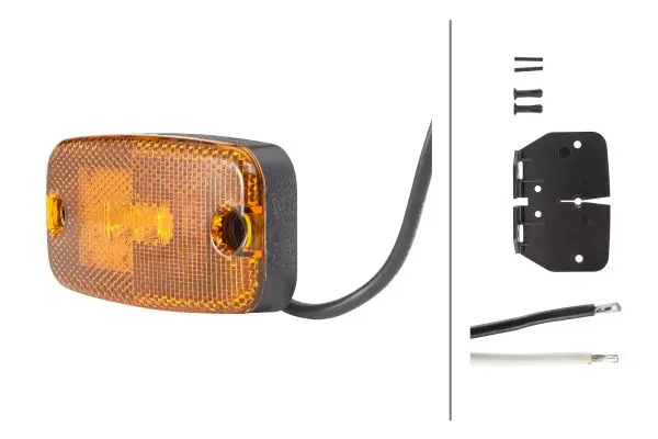 LED sidemarkeringslys med reflex Hella 