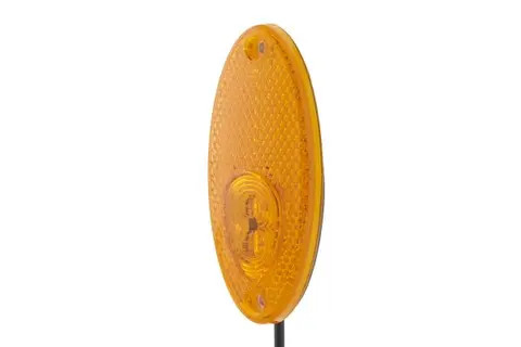 Sidemarkeringslykt 24v 2led Gul Oval Hella