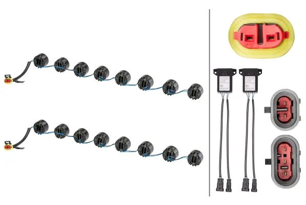 LEDayFlex sett 8moduler kjørelys Hella 