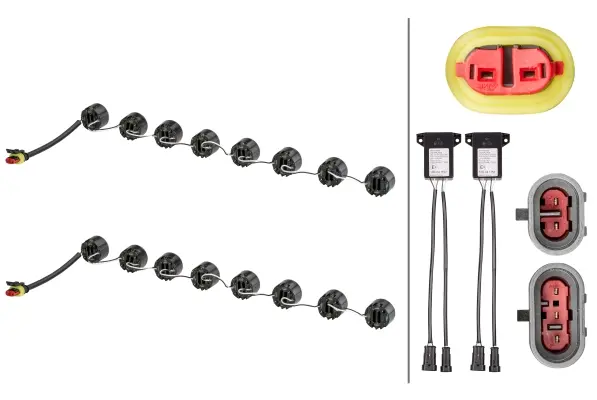 LEDayFlex sett 8moduler kjørelys/pos.lys Hella 
