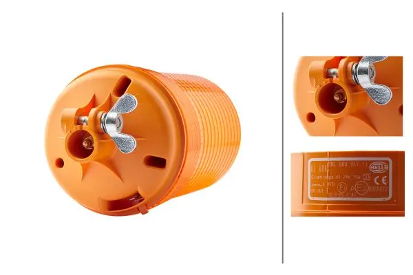 ROTATING BEACON H12V YELLOW MGS24    2RL Hella 