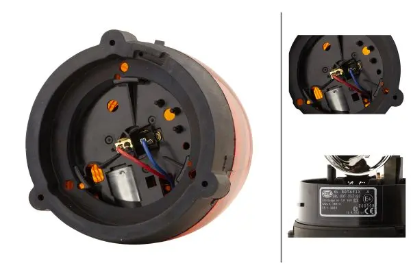 ROTATING BEACON H 12V YELLOW MG12    2RL Hella 