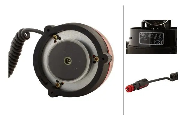 ROTATING BEACON H 24V YELLOW MG24    2RL Hella 