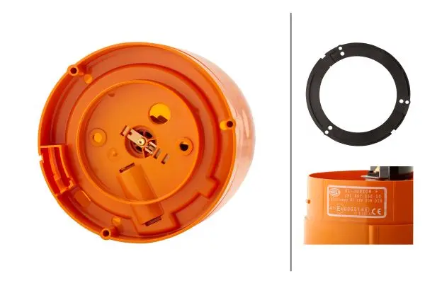 ROTATING BEACON H 12V YELLOW MG12    2RL Hella 