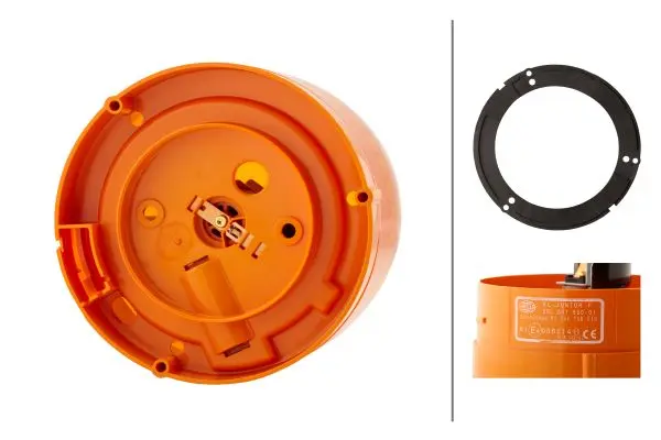 ROTATING BEACON H 24V YELLOW MG24    2RL Hella 