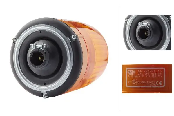 ROTATING BEACON H 12V YELLOW MG12    2RL Hella 