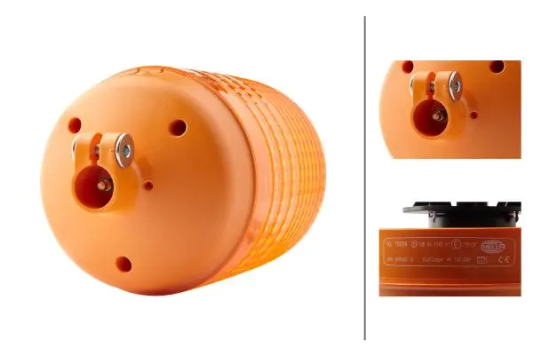 ROTATING BEACON H12V YELLOW MG12     2RL Hella 