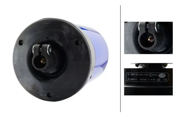 ROTATING BEACON H12V BLUE MG12       2RL Hella 