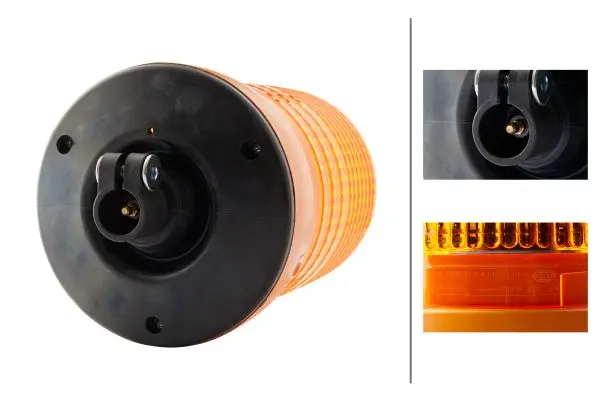ROTATING BEACON H12V YELLOW MG12     2RL Hella 