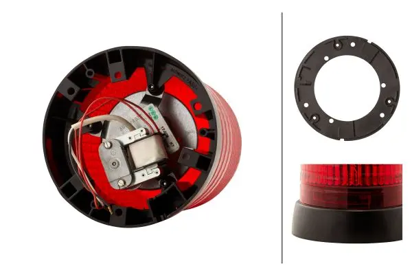 ROTATING BEACON 230V RED MG230       2RL Hella 