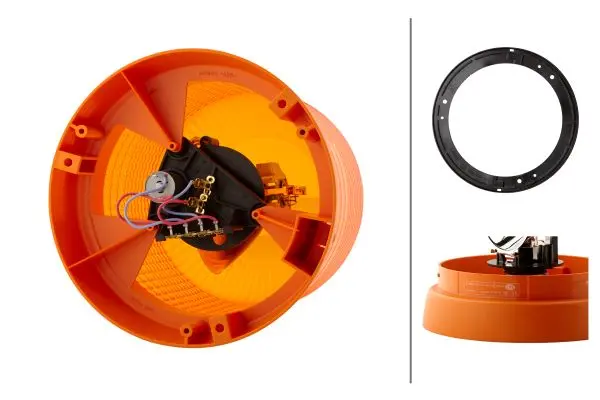 ROTATING BEACON H24V AMBER MG24      2RL Hella 