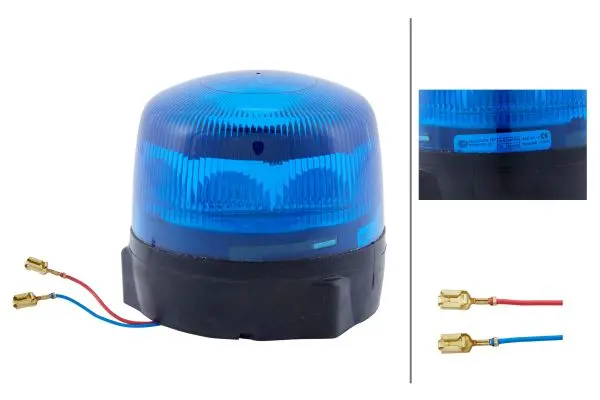 LED LAMP 12/24V BLUE FIX MOUNTING    2RL Hella 